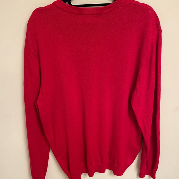 Women’s Chaps Red Sweater Size M - Picture 4 of 4